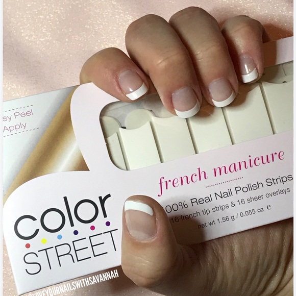 Color Street: Meet Me in Paris | White French Tips Classic Minimalist Neutral - Picture 2 of 12